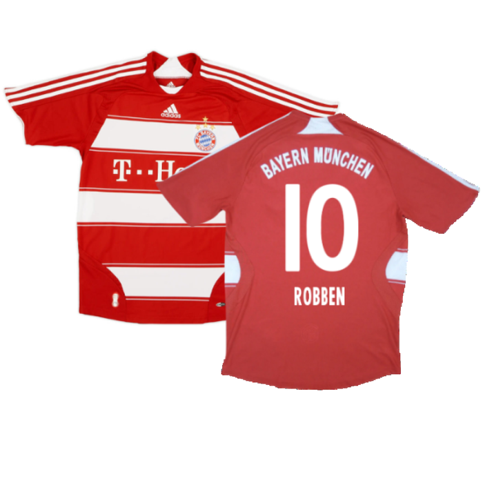 Bayern Munich 2007-09 Home Shirt (XL Boys) Schweinsteiger #31 (Good) (Robben 10)