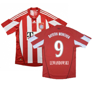 Bayern Munich 2010-11 Home Shirt (Excellent) (Lewandowski 9)_0