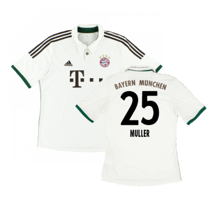 Bayern Munich 2013-14 Away Shirt (XXL) (Good) (Muller 25)