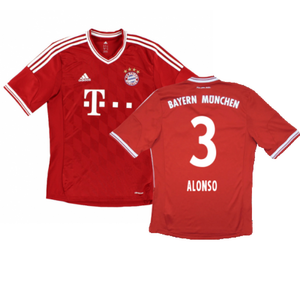 Bayern Munich 2013-14 Home Shirt (S) (Excellent) (Alonso 3)_0