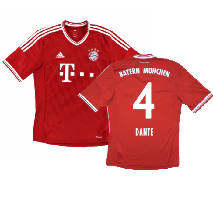 Bayern Munich 2013-14 Home Shirt (Excellent) (Dante 4)