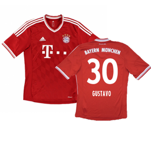 Bayern Munich 2013-14 Home Shirt (Excellent) (Gustavo 30)_0