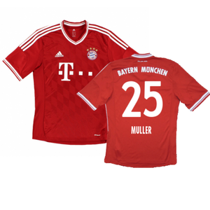 Bayern Munich 2013-14 Home Shirt (Excellent) (Muller 25)_0