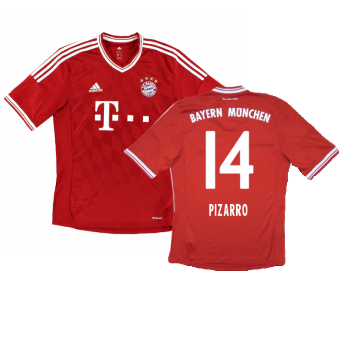 Bayern Munich 2013-14 Home Shirt (Excellent) (Pizarro 14)