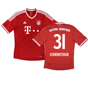 Bayern Munich 2013-14 Home Shirt (Excellent) (Schweinsteiger 31)_0