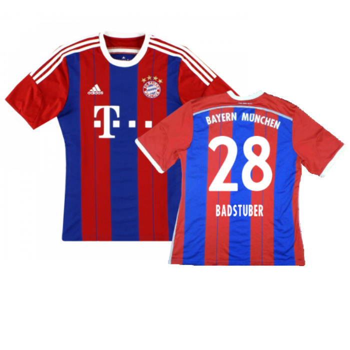 Bayern Munich 2014-15 Home Shirt (S) (Mint) (Badstuber 28)