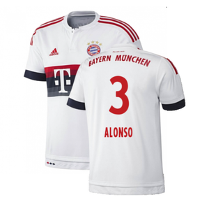 Bayern Munich 2015-16 Away Shirt (2XL) (Good) (Alonso 3)_0