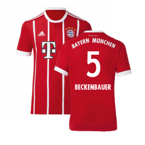 Bayern Munich 2017-18 Home Shirt (Excellent) (Beckenbauer 5)_0