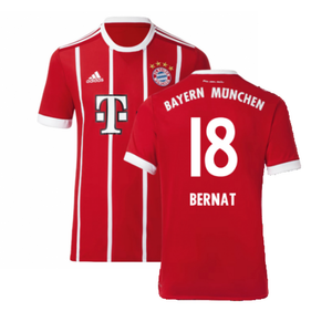 Bayern Munich 2017-18 Home Shirt (Excellent) (Bernat 18)_0