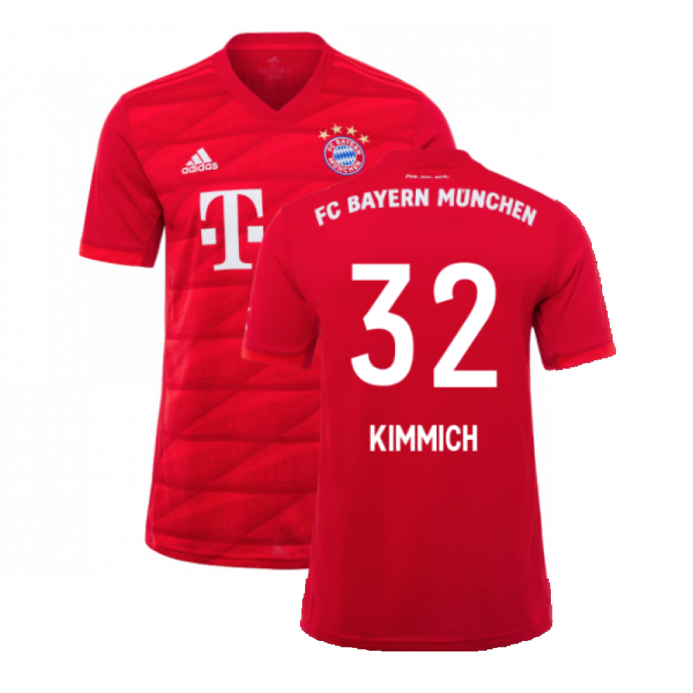 Bayern Munich 2019 20 Home Shirt Mint KIMMICH 32 Classic Football Kit