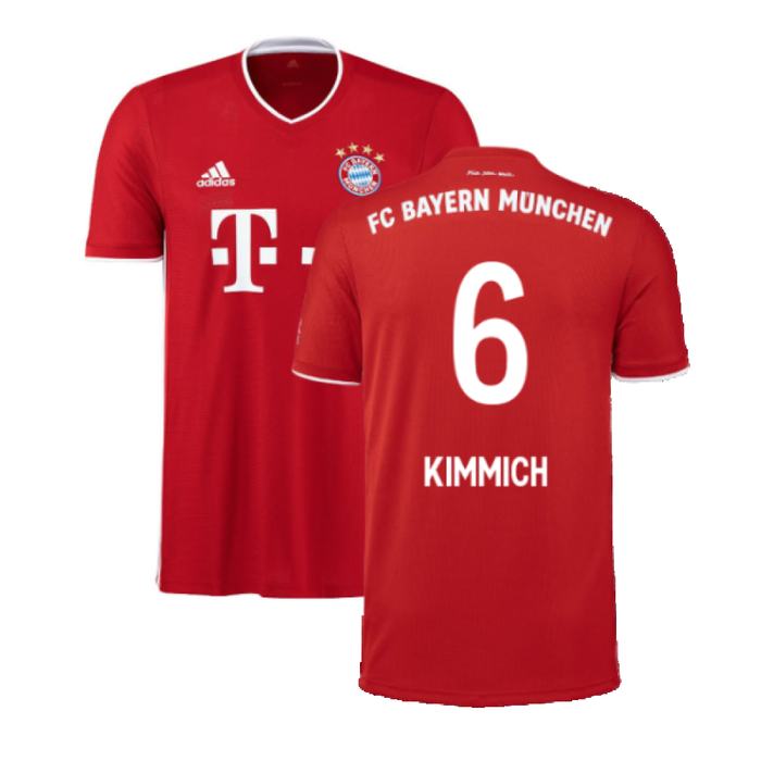 Bayern Munich 2020-21 Home Shirt (L) (Mint) (KIMMICH 6)