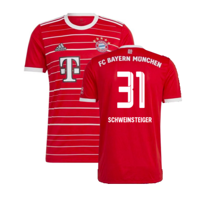 Bayern Munich 2022-23 Home Shirt (M) (SCHWEINSTEIGER 31) (Excellent)