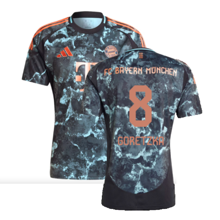 Bayern Munich 2024-2025 Away Shirt (13-14y) (Goretzka 8) (Excellent)