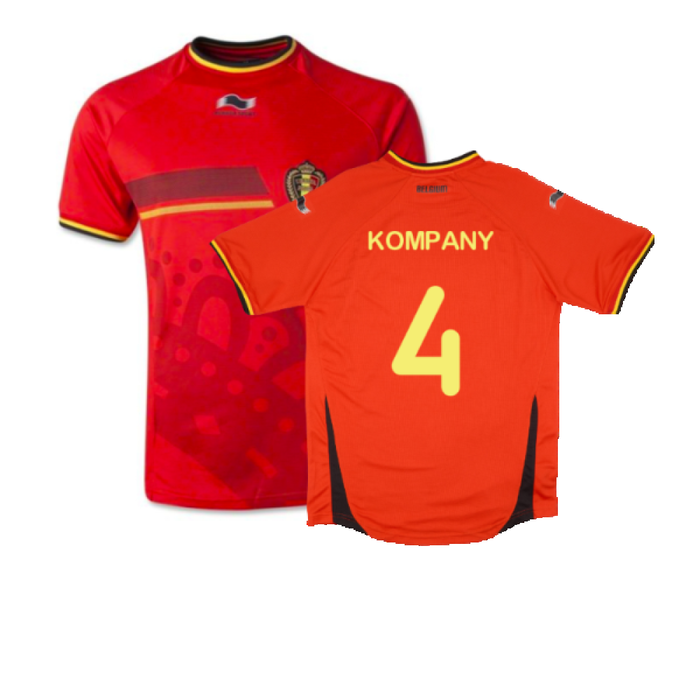 Belgium 2014-2015 Home Shirt (XL) (Excellent) (Kompany 4)