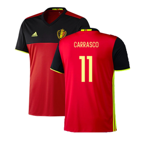 2016-2017 Belgium Home Adidas Football Shirt (xl) (Good) (Carrasco 11)_0