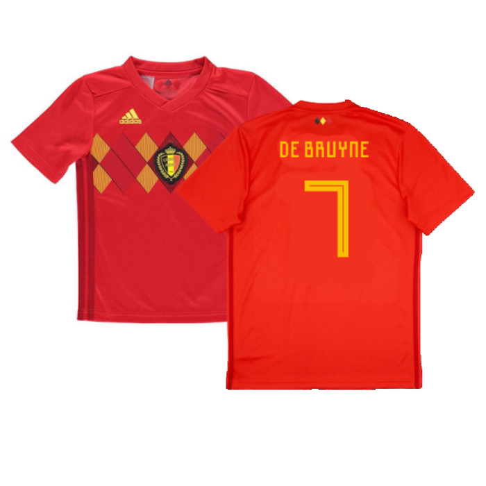 Belgium 2018-19 Home Shirt (XL) (Good) (De Bruyne 7)