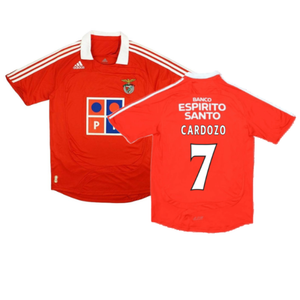 Benfica 2007-2008 Home Shirt (L) (Excellent) (Cardozo 7)_0