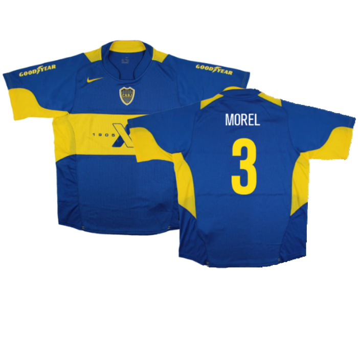 Boca Juniors 2005-06 Home Shirt (L) (Excellent) (Morel 3)