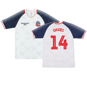 Bolton Wanderers 2019-20 Home Shirt (Sponsorless) (M) (Mint) (Davies 14)_0