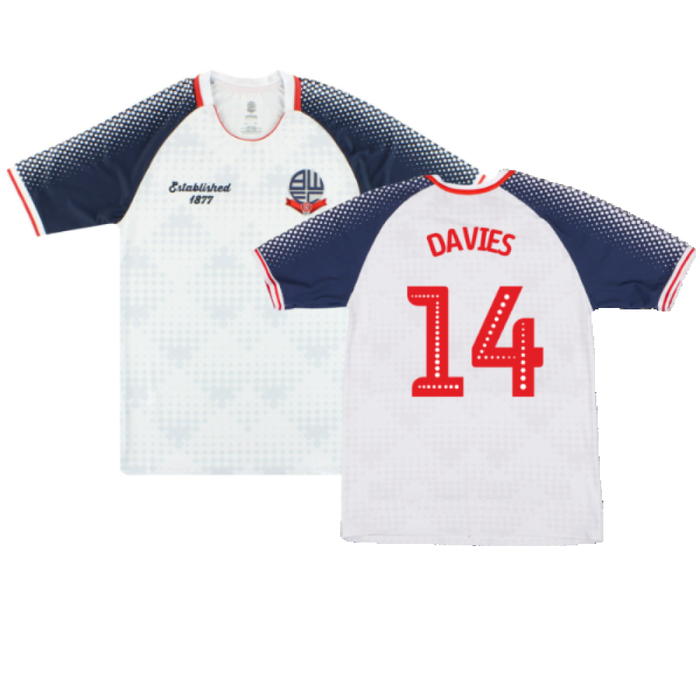 Bolton Wanderers 2019-20 Home Shirt (Sponsorless) (M) (Mint) (Davies 14)