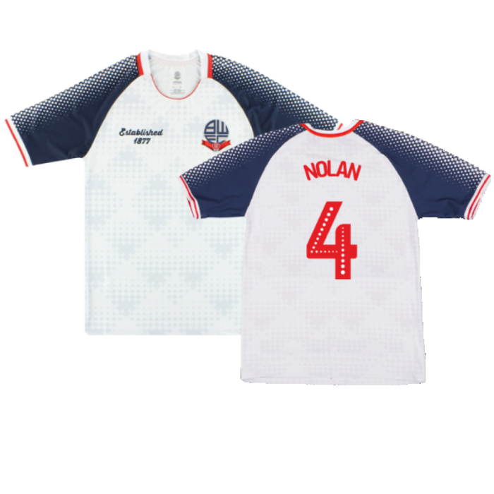 Bolton Wanderers 2019-20 Home Shirt (Sponsorless) (M) (Mint) (Nolan 4)