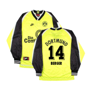 Borussia Dortmund 1995-96 Long Sleeve Home Shirt (S) (Very Good) (Berger 14)_0