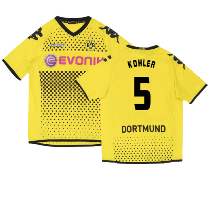 Borussia Dortmund 2011-12 Home Shirt (L) (Very Good) (Kohler 5)