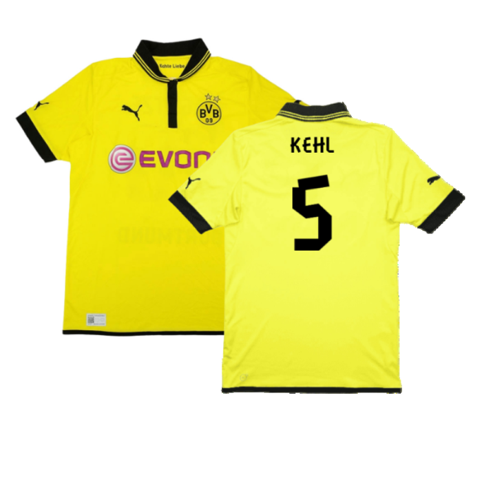 Borussia Dortmund 2012-13 Home Shirt (Very Good) (Kehl 5)