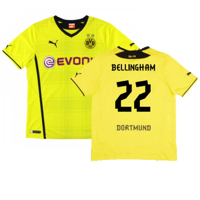 Borussia Dortmund 2013-14 Home Shirt (Very Good) (Bellingham 22)