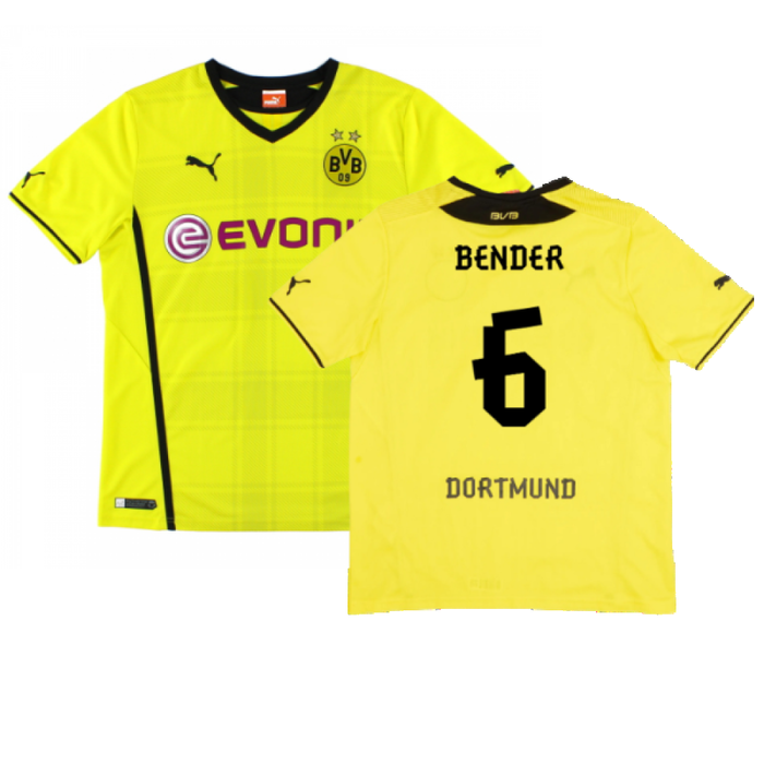 Borussia Dortmund 2013-14 Home Shirt (Very Good) (Bender 6)