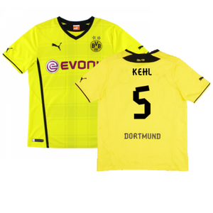 Borussia Dortmund 2013-14 Home Shirt (Very Good) (Kehl 5)_0