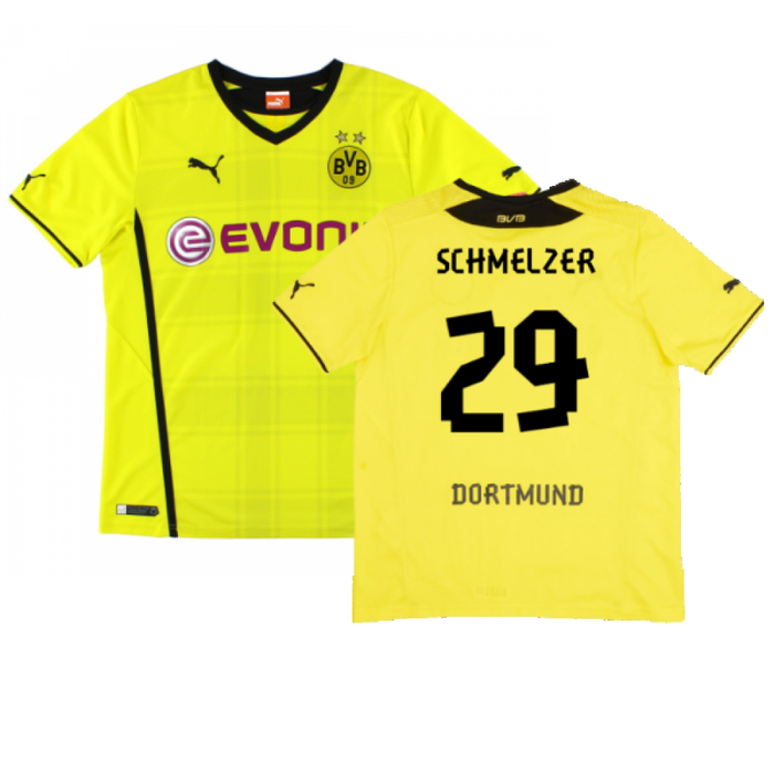 Borussia Dortmund 2013-14 Home Shirt (XL) (Very Good) (Schmelzer 29)