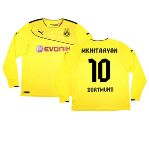 Borussia Dortmund 2013-14 Special Winter Edition Long Sleeve Home Shirt (2XL) (Very Good) (Mkhitarya_0