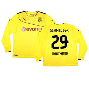 Borussia Dortmund 2013-14 Special Winter Edition Long Sleeve Home Shirt (2XL) (Very Good) (Schmelzer_0