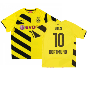 Borussia Dortmund 2014-15 Home Shirt (2XLB) (Good) (Gotze 10)_0