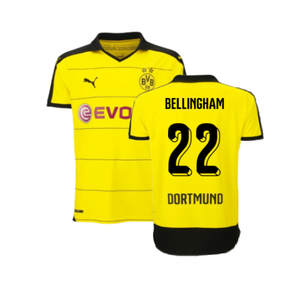 Borussia Dortmund 2015-16 Home Shirt ((Excellent) XL) (Bellingham 22)_0