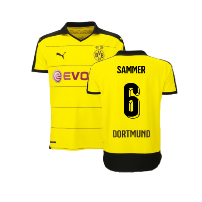 Borussia Dortmund 2015-16 Home Shirt (Very Good) (Sammer 6)