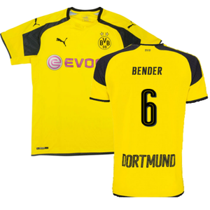 Borussia Dortmund 2016-17 European Home Shirt (XXL) (Excellent) (Bender 6)_0