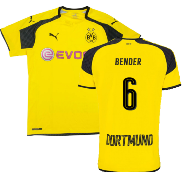 Borussia Dortmund 2016-17 European Home Shirt (XXL) (Excellent) (Bender 6)