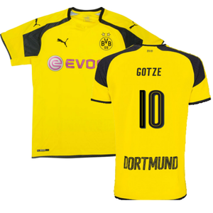 Borussia Dortmund 2016-17 Champions League Home Shirt (Mint) (Gotze 10)_0