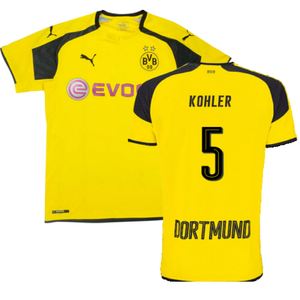 Borussia Dortmund 2016-17 Champions League Home Shirt (Mint) (Kohler 5)_0