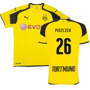 Borussia Dortmund 2016-17 European Home Shirt (L) (Mint) (Piszczek 26)_0