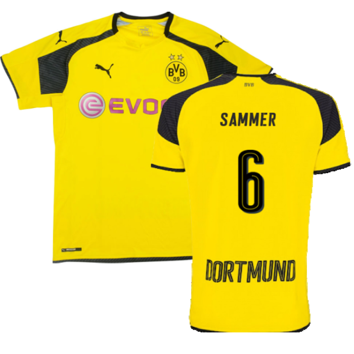 Borussia Dortmund 2016-17 Champions League Home Shirt (Excellent) (Sammer 6)