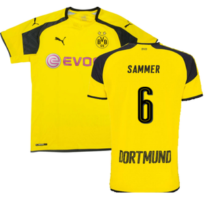 Borussia Dortmund 2016-17 European Home Shirt (L) (Mint) (Sammer 6)_0