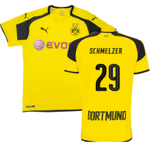 Borussia Dortmund 2016-17 European Home Shirt (XXL) (Excellent) (Schmelzer 29)_0