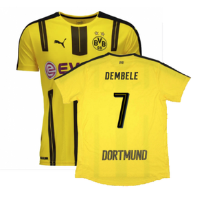 Borussia Dortmund 2016-17 Home Shirt (S) (Excellent) (Dembele 7)_0