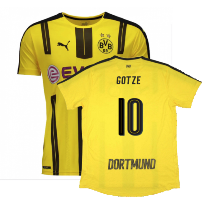 Borussia Dortmund 2016-17 Home Shirt (S) (Excellent) (Gotze 10)