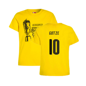 Borussia Dortmund 2016-17 Puma German Cup T Shirt (L) (Gotze 10) (BNWT)_0