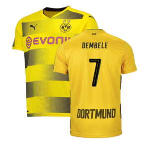 Borussia Dortmund 2017-18 Home Shirt (L) (Excellent) (Dembele 7)_0