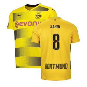 Borussia Dortmund 2017-18 Home Shirt (L) (Excellent) (Sahin 8)_0